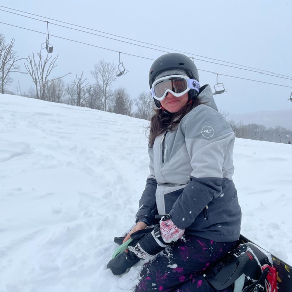 Ski Jacket O'Neill Women Coral Silver Melee - Picture 5 of 6